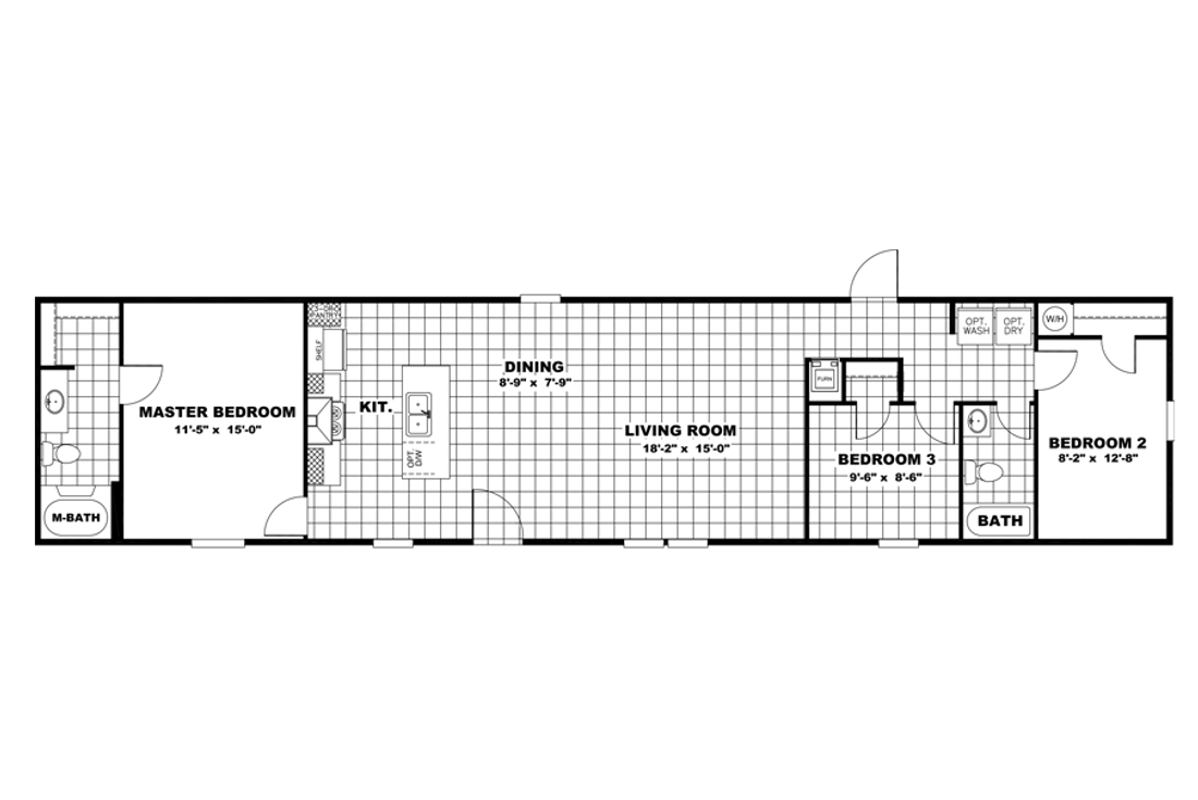 The THE BREEZE - SW Floor Plan