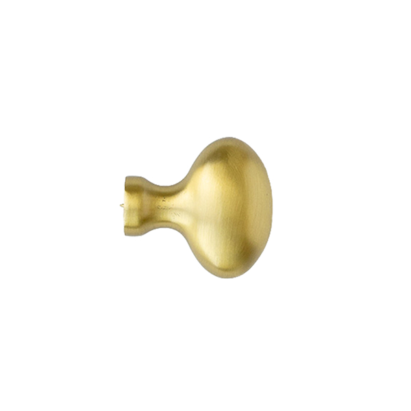 Brushed Brass Egg Knob