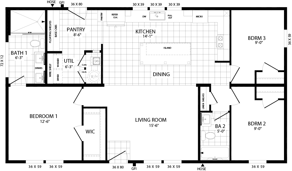 Alternate Kitchen Layout
